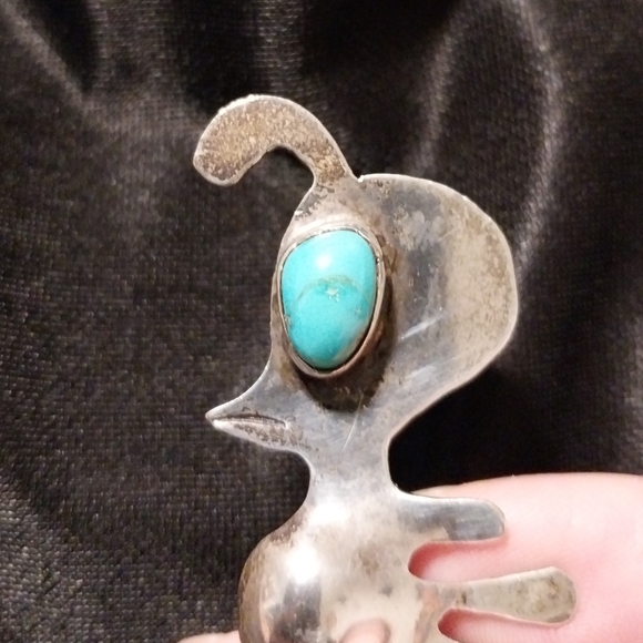 Sterling Silver Native Pin - Picture 6 of 7